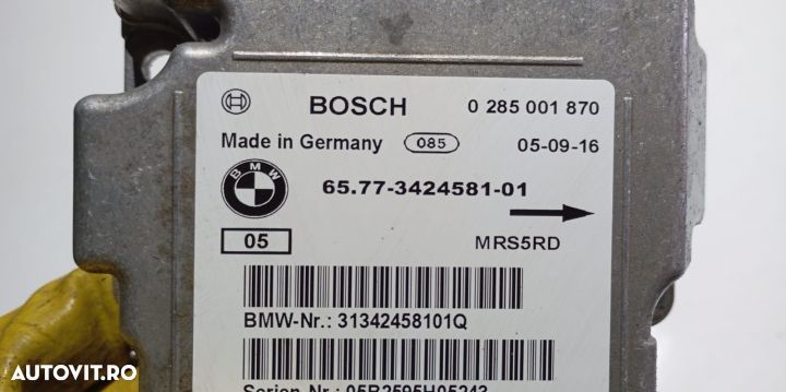 Modul airbag 65773424581 BMW X3 E83 [facelift] [2006 - 2010] - 3