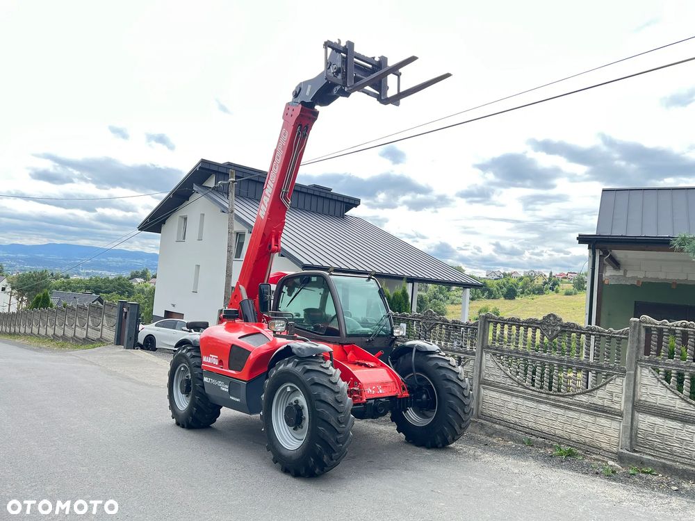 Manitou MLT 741-120 LSU TURBO POWERSHIFT * Ładowarka Teleskopowa Manitou MLT 741 * Klimatyzacja * Nowe Opony * Rolnicza * Stan IDEALNY * - 10