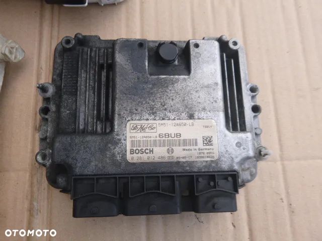 ZESTAW STARTOWY KOMPUTER STACYJKA IMMOBILIZER FORD FOCUS MK2 1.6 TDCI - 9