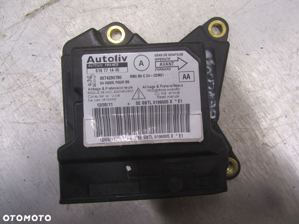 Sensor Airbag 9674290780 Citroen Berlingo-Partner 2008- - 1