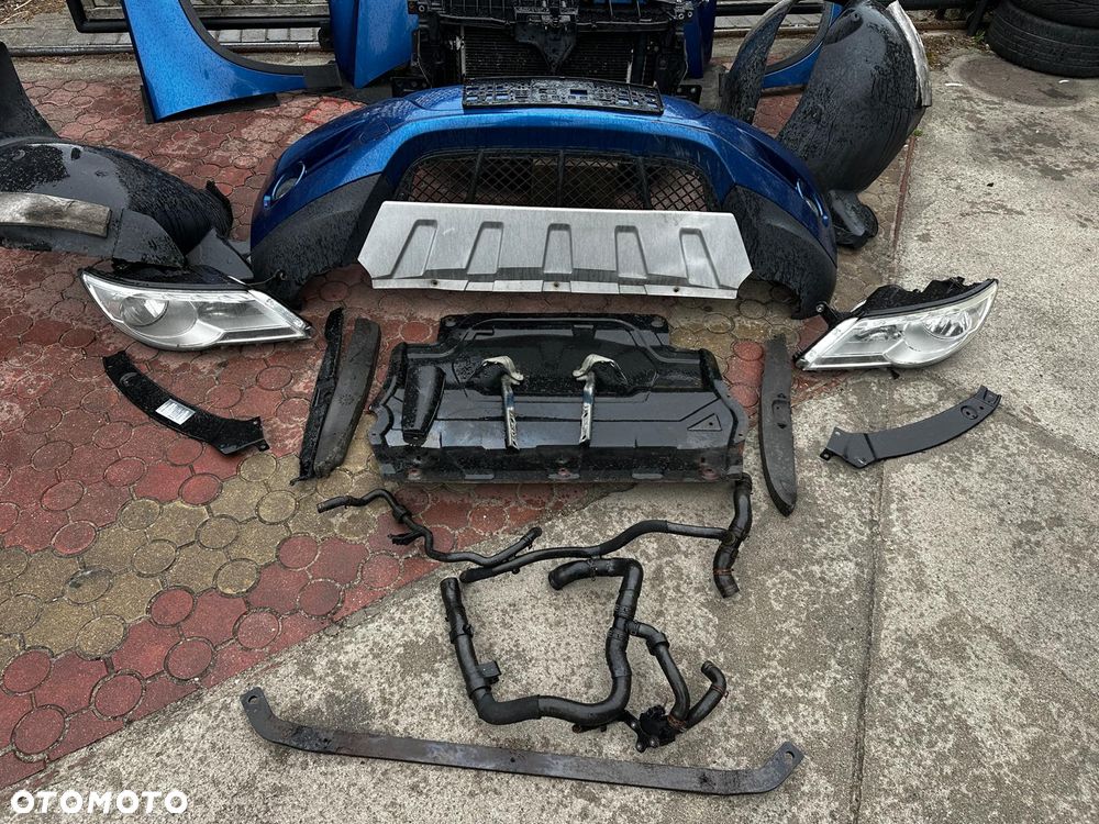 Przód Kompletny Maska Zderzak Lampy Wzmocnienie Chłodnice VW Tiguan I 2.0 TDI LC5C - 7