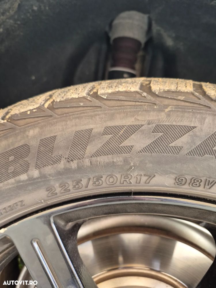 Vand set Jante R17 +Cauciucuri 225/50/R17 Iarna - 6