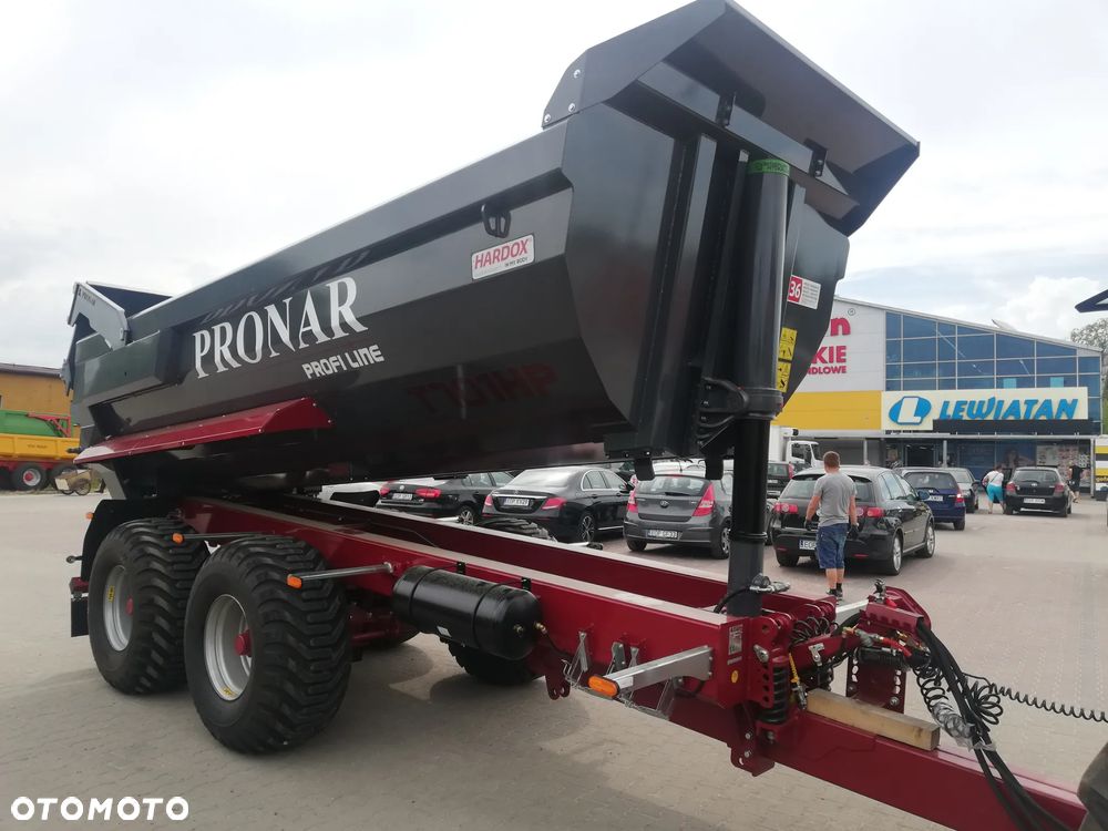 Pronar Przyczepa T701HP -16,1 tony, rolnicza - ciężarowa - budowlana ze skrzynią ładunkową typu Half-Pipe, skorupowa, tandem - 15