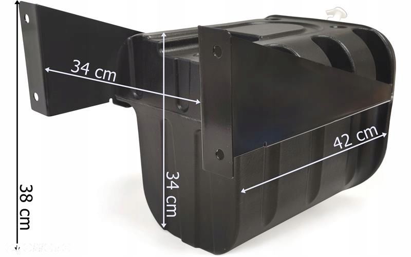 zbiornik na czystą wodę + dozownik na mydło z mocowaniem 30l 370x350x410 - 2