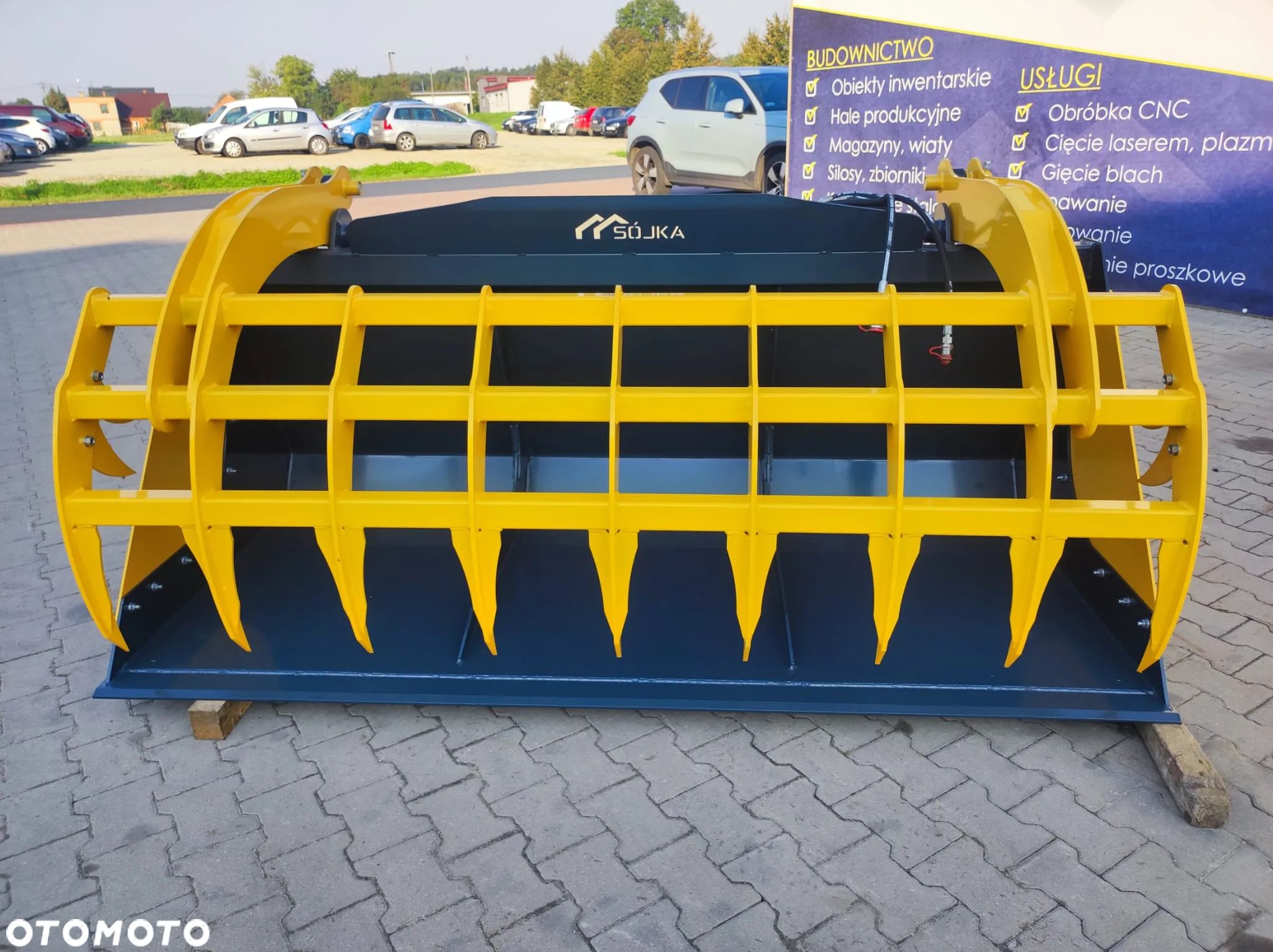 RATY!  Łyżko-krokodyl, ząb palony,240 cm, ładowarka Claas, CAT, JCB, Kramer, Schaffer, Merlo, Dieci - 1