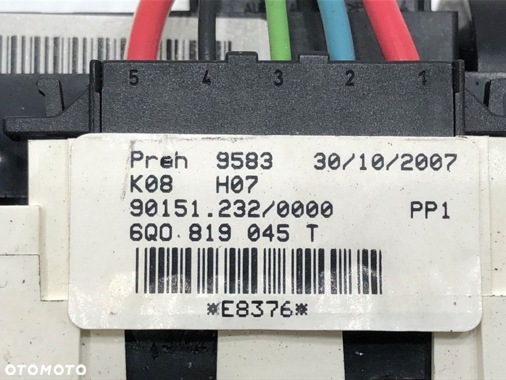 PANEL STEROWANIA NAWIEWU - 45.00 PLN - VW POLO (9N_, 9A_) 2001 - 2014 1.2 12V 51 kW [69 KM] benzyna - 4