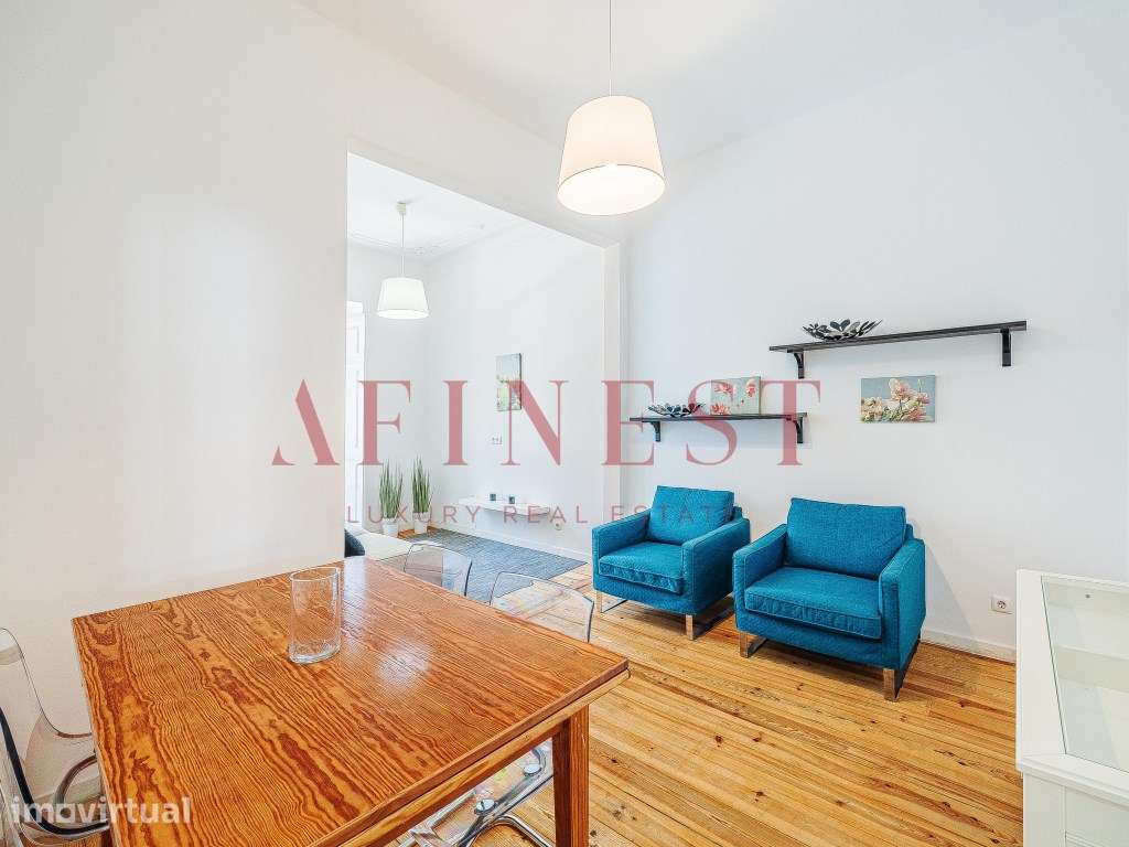 Apartamento T2 Mobilado | 80m² | Conde Redondo | Próx. Av. Liberdad... - Grande imagem: 5/41