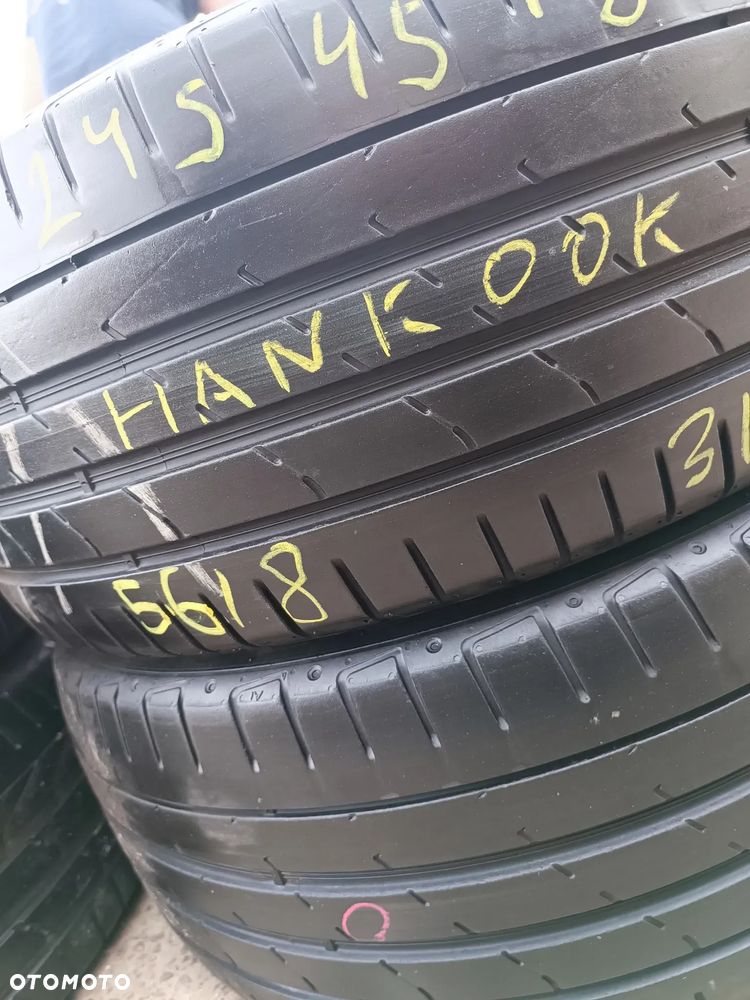 245/45R18 100Y XL Opony Letnie Lato Hankook Ventus S1 Evo 2 * MO 5,5-6mm Legnica ALU-RAD 245/45 - 2