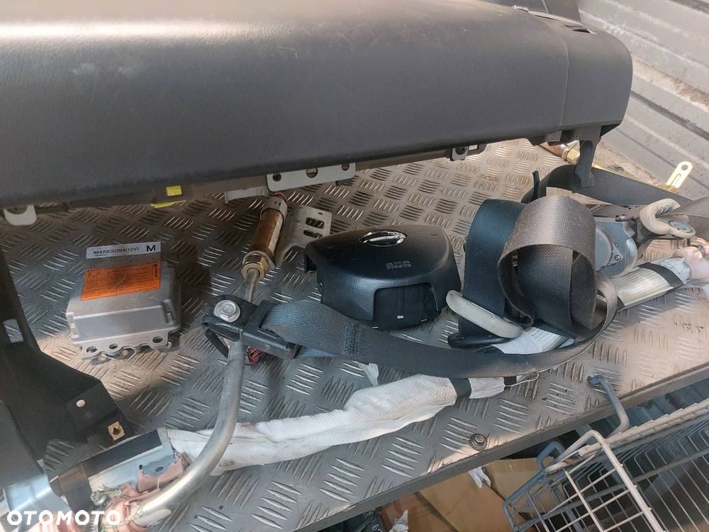 ZESTAW AIRBAG POSTRZAŁOWY KOKPIT NISSAN MURANO Z50 98820CC20A - 2