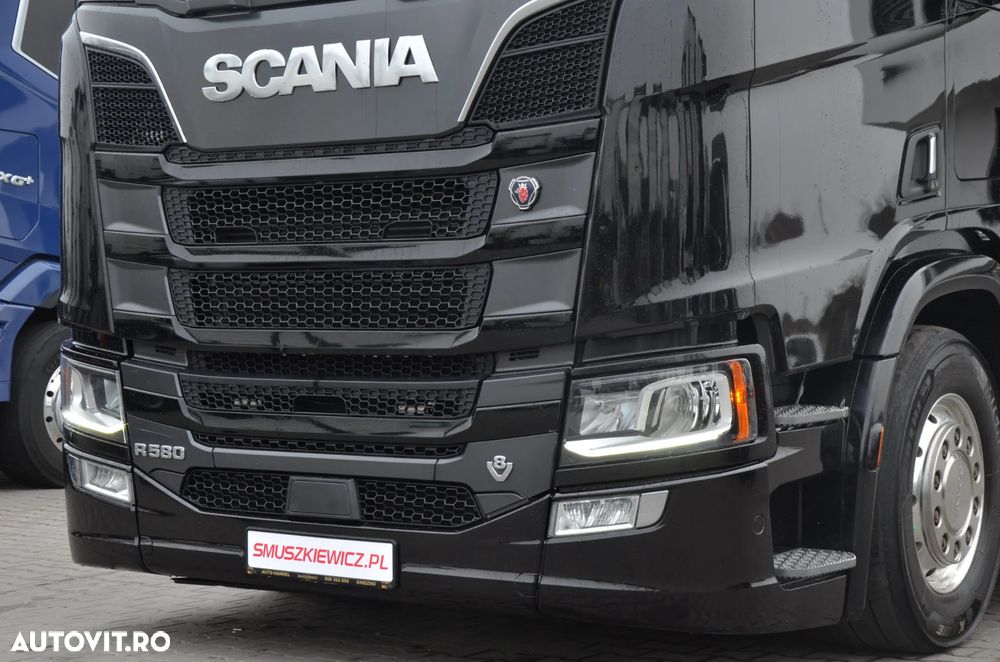 Scania R 580 / V8 / 4 PODUSZKI / KLIMA P. / NAVI /FULL LED / ACC / 7410 - 6