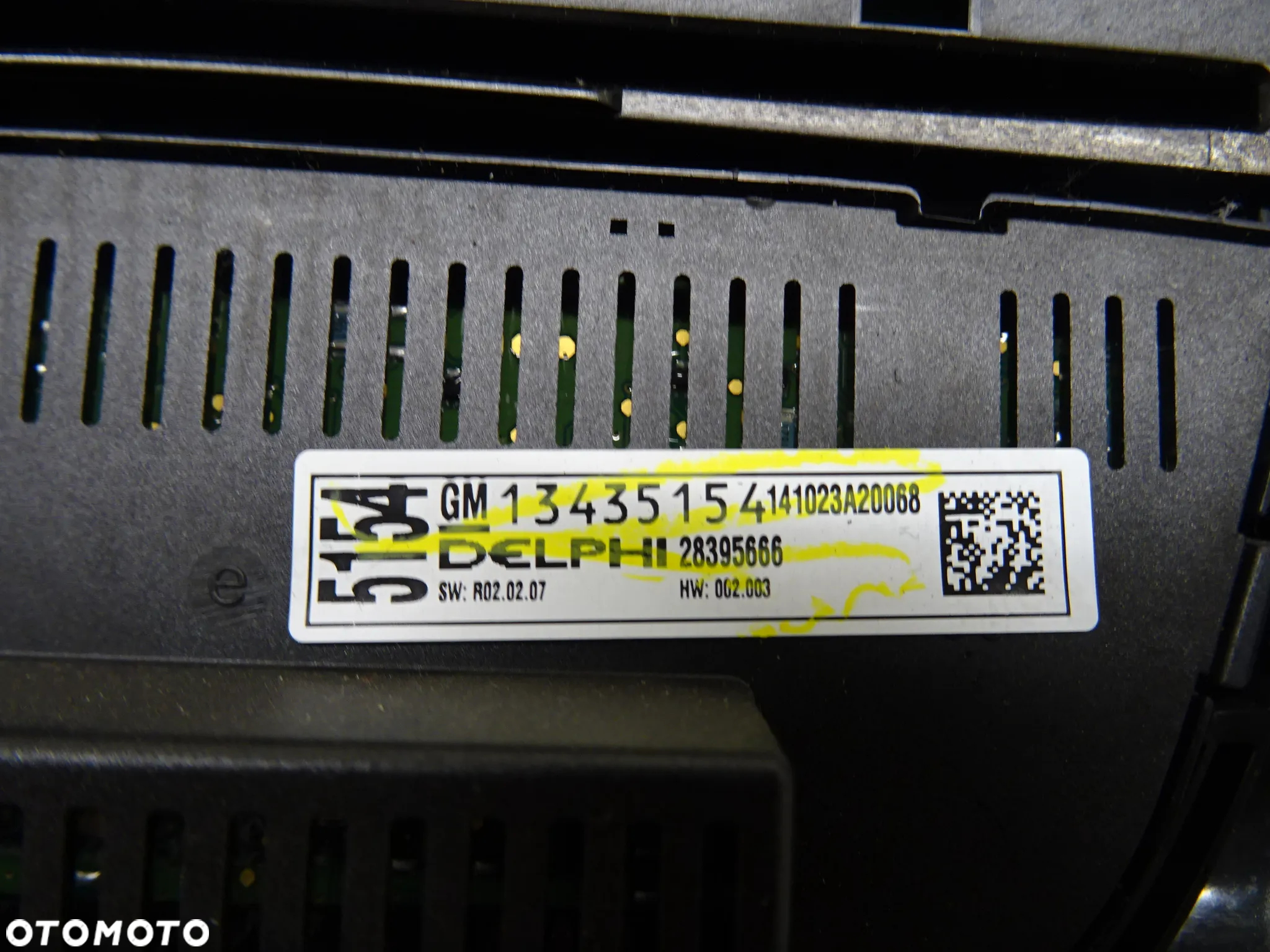 OPEL ASTRA IV J LIFT 1.6CDTI PANEL RADIA NAWIGACJI NAWIEWU 13435154 / 13406665 - 4