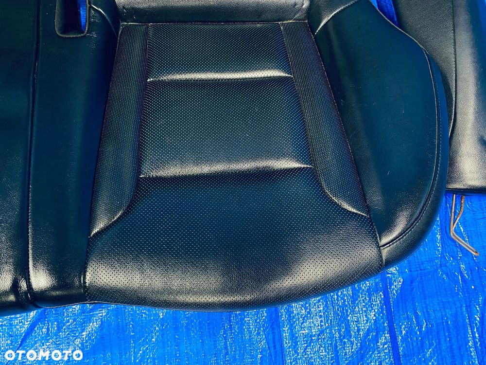 FOTEL FOTELE ŚRODEK KANAPA TYLNA TYŁ TYLNE HYUNDAI I40 KOMBI 13R SKÓRY CZARNE KOMPLET ORYGINAŁ - 10