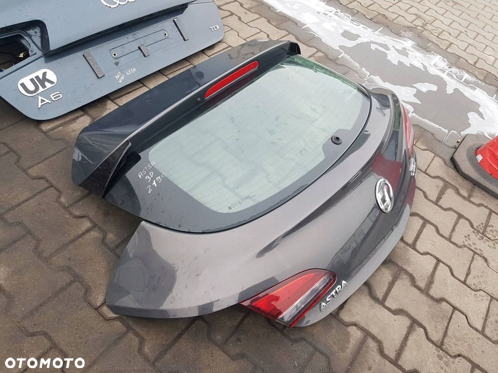 OPEL ASTRA IV J GTC 09-15r COUPE KLAPA BAGAŻNIKA TYŁ TYLNA Z190 - 4