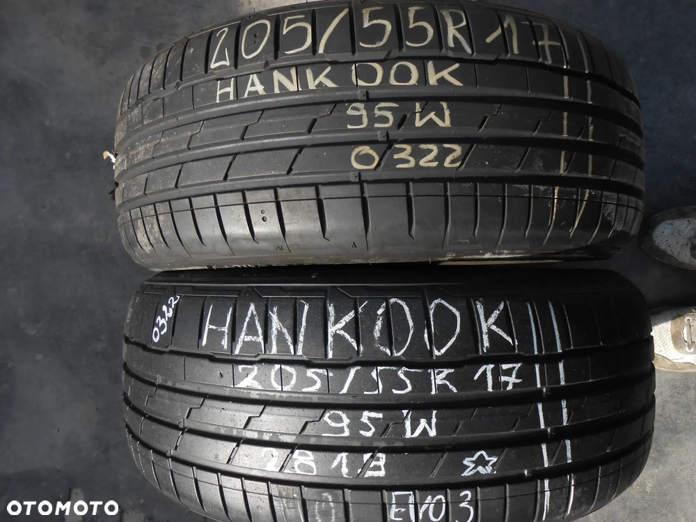 OPONY 205/55r17 HANKOOK VENTUS S1 EVO 3 DOT 0322 / 2819 7.2MM - 1