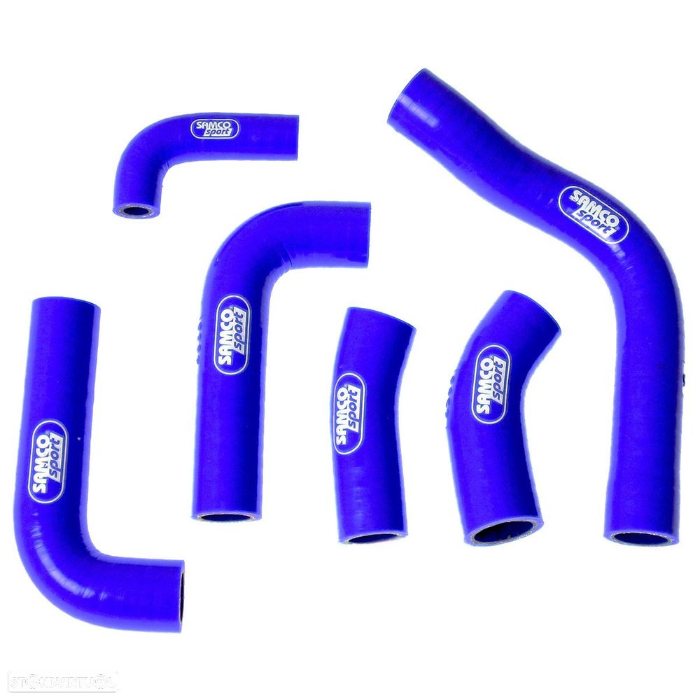 kit tubos radiador samco husaberg fe 350 13 - 14 azul - 1