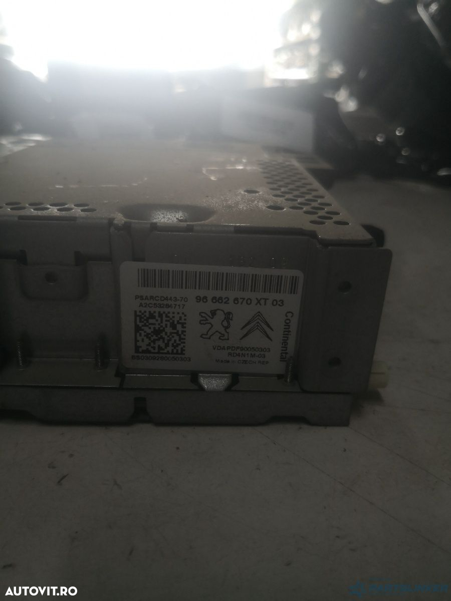 CD player auto CITROËN C4 Picasso I (UD_) 96662670xt - 2