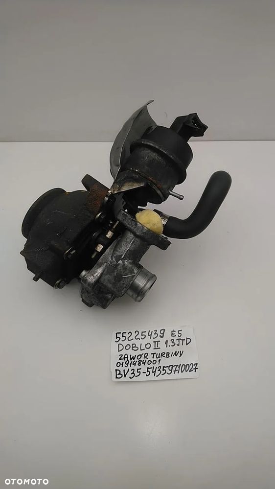 TURBINA 1.3 JTD 16V 90KM 95KM E5 DOBLO II 55225439 BV35-5435971002 - 4