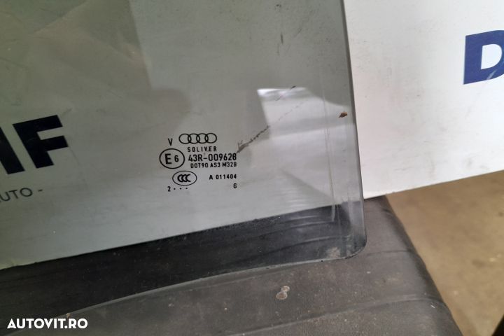 Geam usa spate dreapta 43R-009628 43R-009628 Audi A4 B8/8K [2007 - 20 - 3