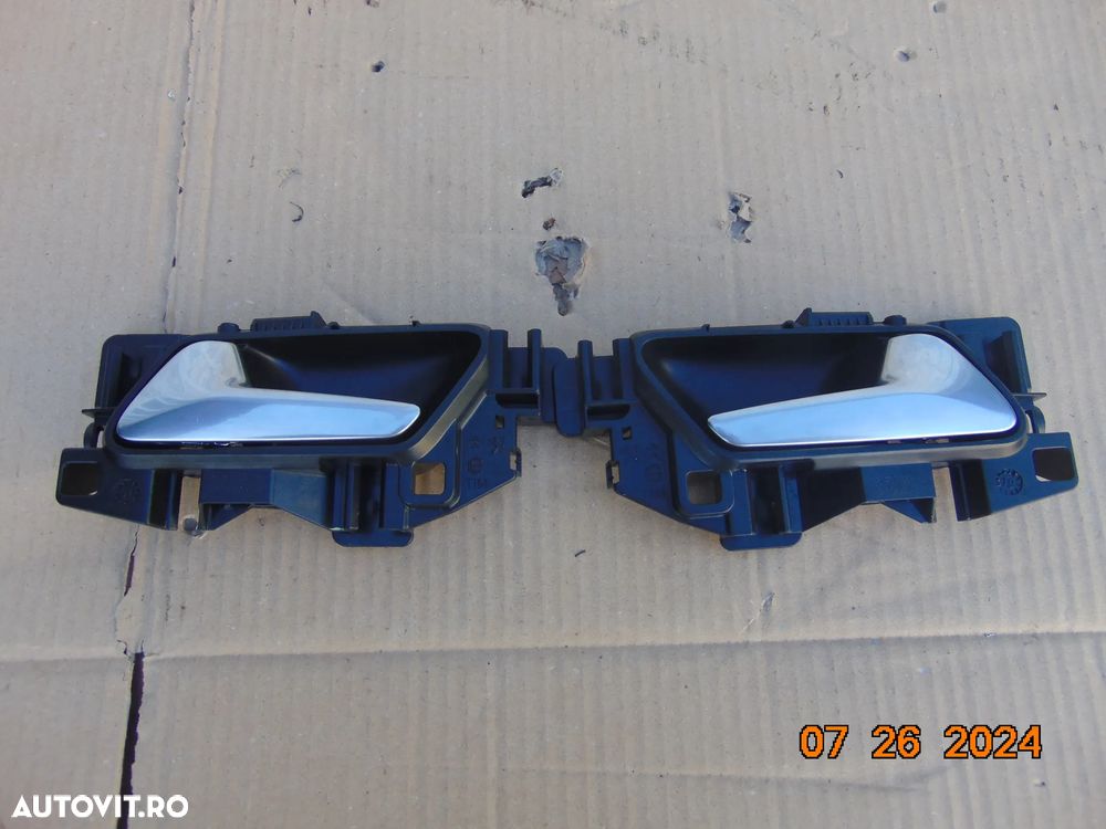 Maner usa interior Peugeot 208 dupa 2019 manere usi fata spate stanga dreapta interioare - 3