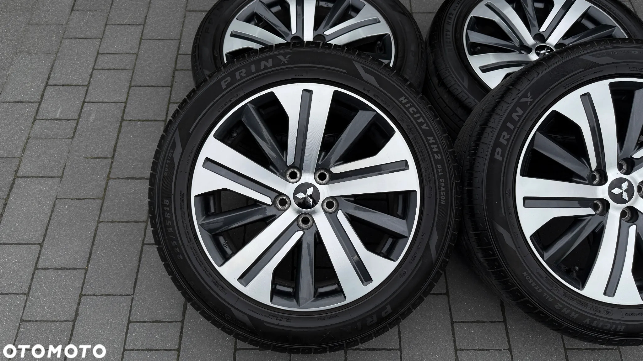 Koła aluminiowe r18 5x114.3 225/55 7Jx18H2 ET38 Alufelgi Mitsubishi Nissan Kia Hyundai Mazda Outlander ASX Sportage Tucson - 3