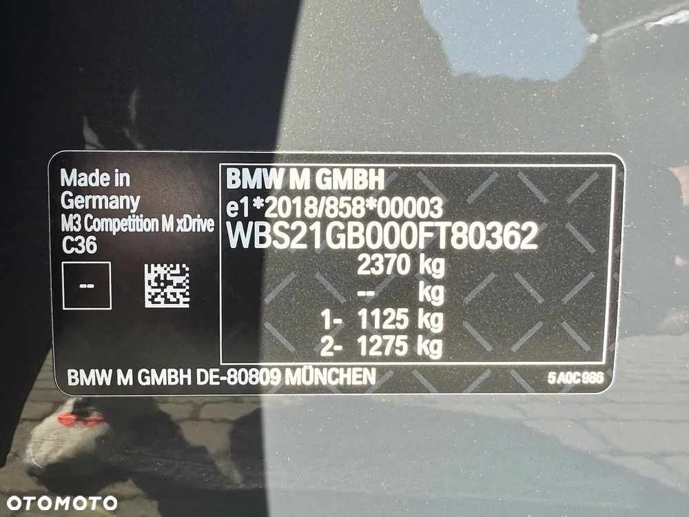 BMW M3 Competition xDrive sport - 30