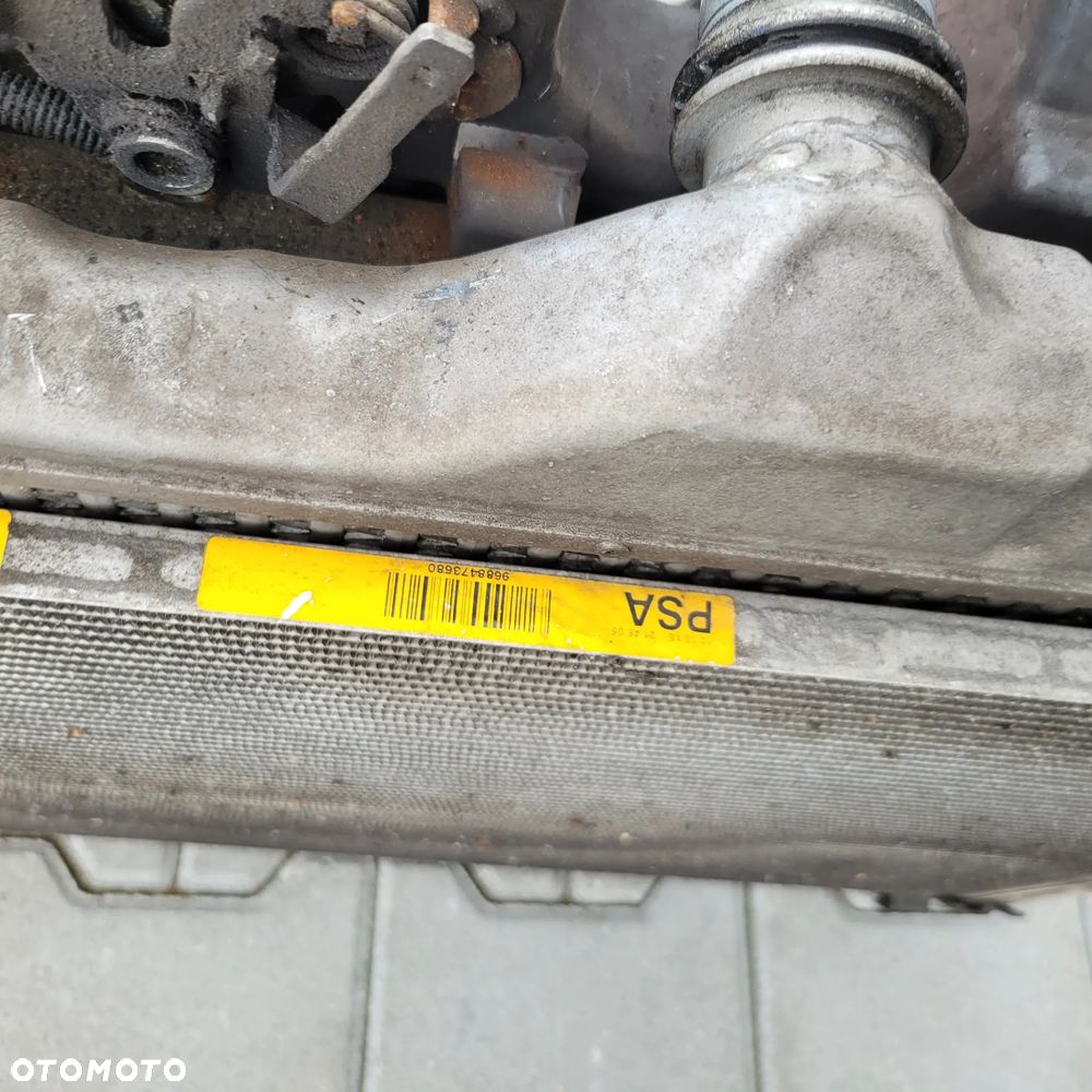 CITROEN C5 III X7 2.2 HDI LIFT PAS PRZEDNI WENTYLATORY CHŁODNICE - 10