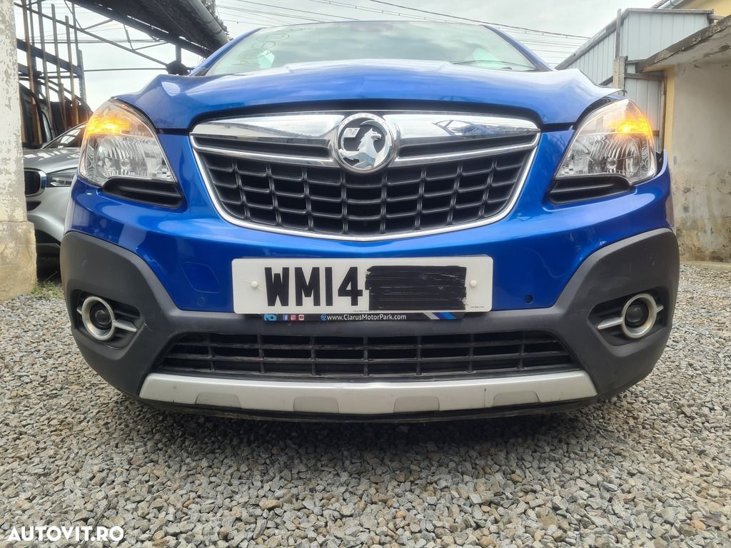 Bara fata Opel Mokka 2012 - 2016 Boracayblau Metalizat Gqm (1250) model cu spalatoare far - 1