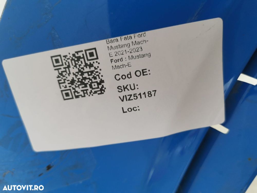 Bara Fata Ford Mustang Mach-E 2021-2023 Ford Mustang Mach-E Cu Senzori - 8