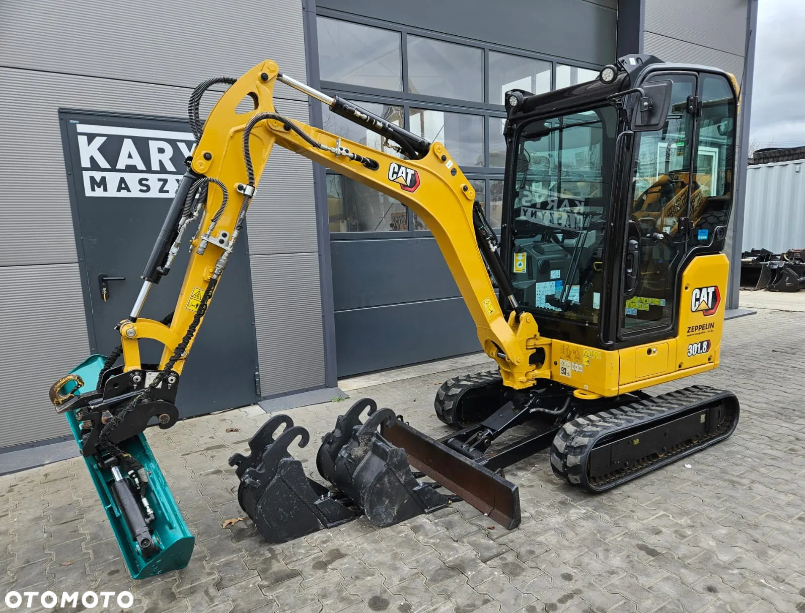 Caterpillar MINIKOPARKA CAT CATERPILLAR 301.8 CR 301 302  KLIMATYZACJA !!! 2020r - 9
