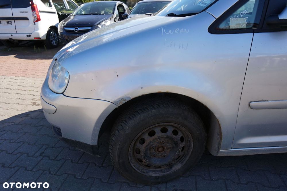 MASKA ZDERZAK BŁOTNIKI LAMPY TOURAN I 1T LA7W  VOLKSWAGEN 2003-2006 SREBRNY PRZÓD KOMPLETNY - 5