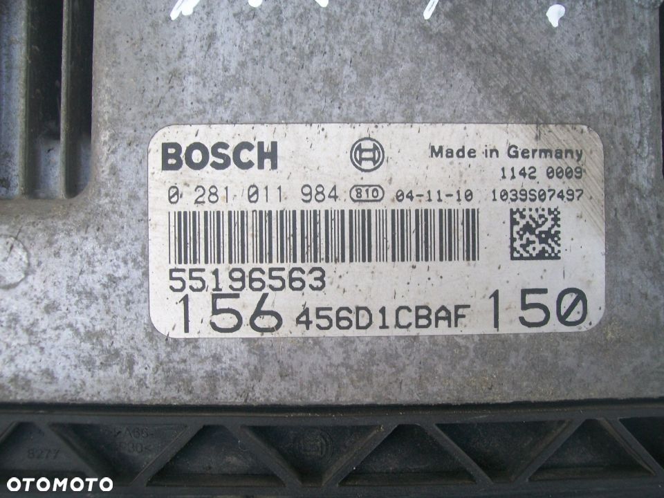 Komputer sterownik ALFA ROMEO 156 Lift 0281011984 - 2