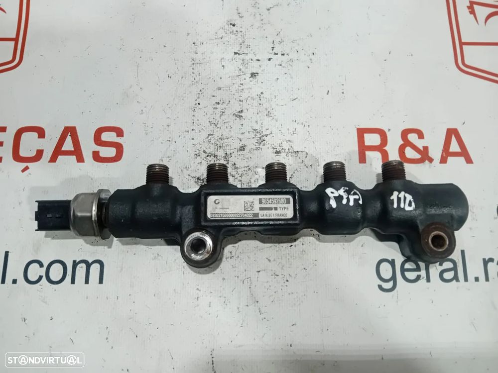 Régua Injetora Citroen C4 Berlingo Xsara Picasso PSA Motor 1.4 HDI 1.6 HDI 9654592680 Original - 1