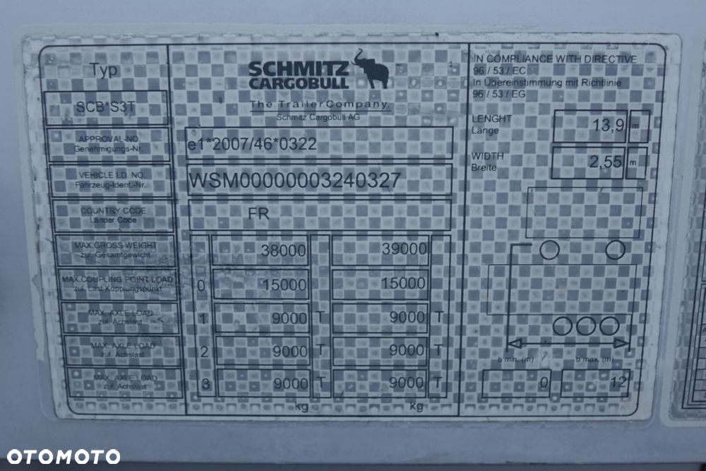 Schmitz Cargobull FIRANKA / STANDARD / OSIE SCHMITZ / NOWE PLANDEKI - 27