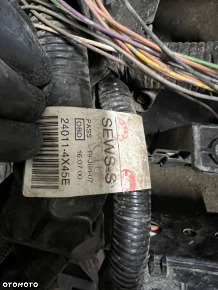 Instalacja komory silnika Nissan navara d40 2007r półtora kabiny - 3