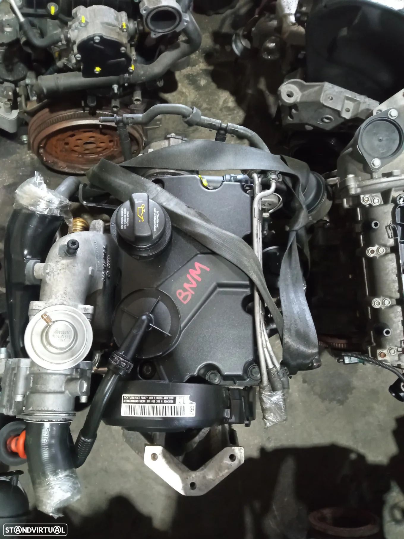 Motor Volkswagen Polo 1.4 Tdi REF: BNM - 1