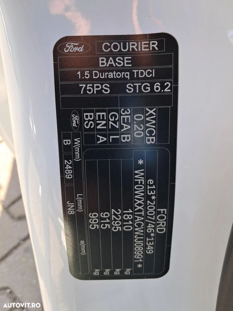 Ford transit courier 1.5d 75cp - 25