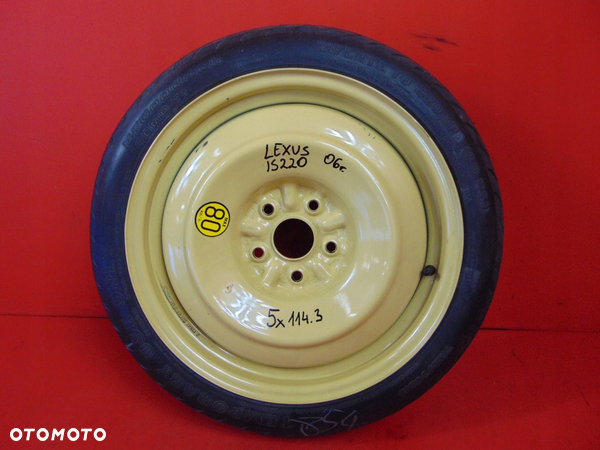 LEXUS IS II 05- KOŁO DOJAZDOWE 17 5x114.3 T125/70D17 DOJAZDÓWKA