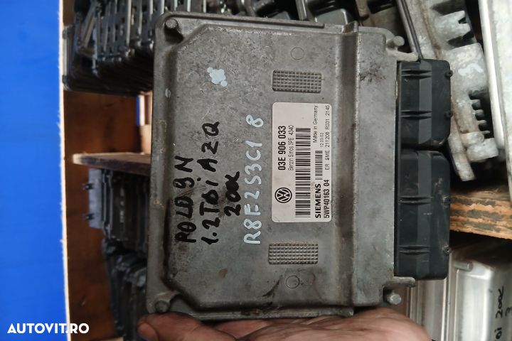 Calculator motor ECU 03E906033 03E906033 Volkswagen VW Polo 4 9N [200 - 4