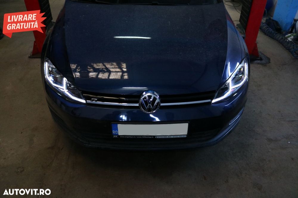 Faruri LED VW Golf 7 VII (2012-2017) Facelift G7.5 R Line Look cu Semnal Dinamic- livrare gratuita - 13