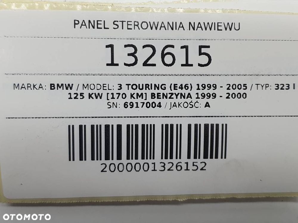 PANEL NAWIEWU 6917004 BMW E46 2001 EUROPA - 7
