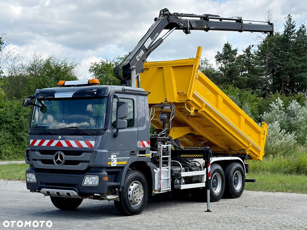 Mercedes-Benz ACTROS 2636 * HIAB 122 B-2 HIDUO + PILOT + BORDMATIC *6x4*STAN BDB - 2