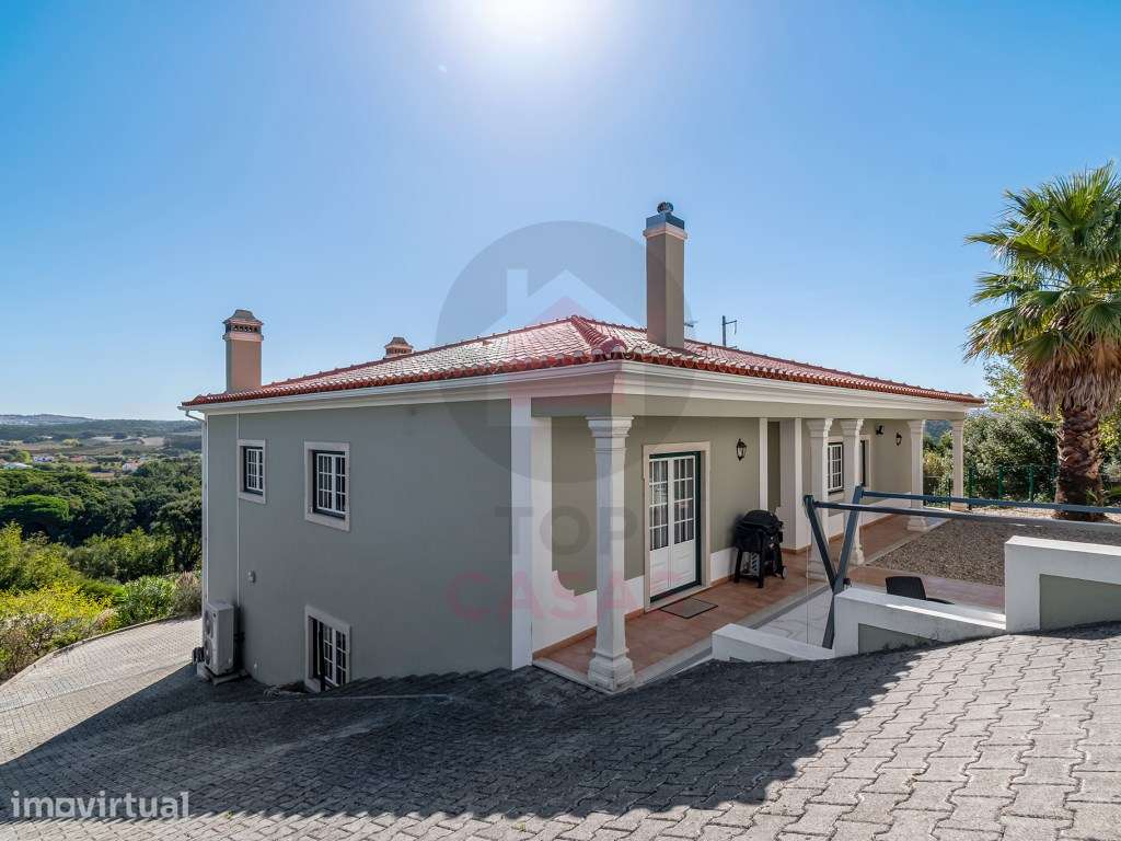 Moradia isolada com vista sobre o Castelo de Óbidos tranquilidade e... - Grande imagem: 4/60