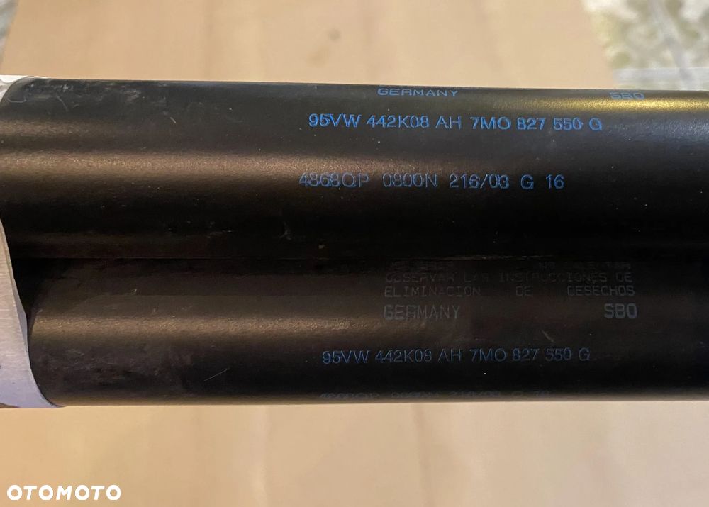 Siłowniki klapy bagażnika Seat Ford 7MO827550G OE - 3