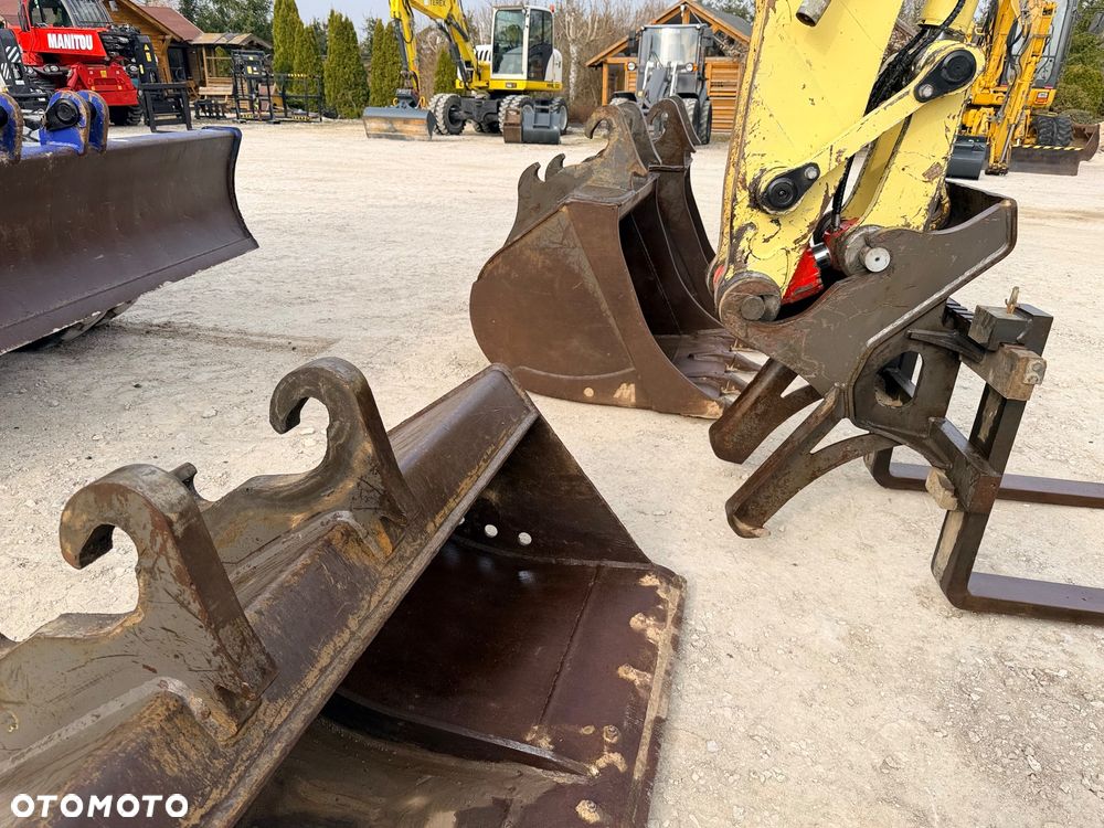 Mecalac Koparka 14 ton MECALAC 15 MWR koparko-ładowarka 3 łyżki widły 1 wł Centr.smarowanie Opony na BLIŹNIAKU 80%Camso ładowarka 714 12MTX 4x4 skrętne KLIMA kabina Premium silnik 146KM DEUTZ szybka 35km/h - 11