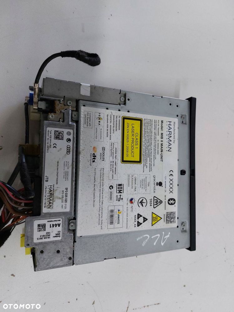 seat leon iii 5f0 czytnik nawigacji radio multimedia mib2 5f0035020 - 5