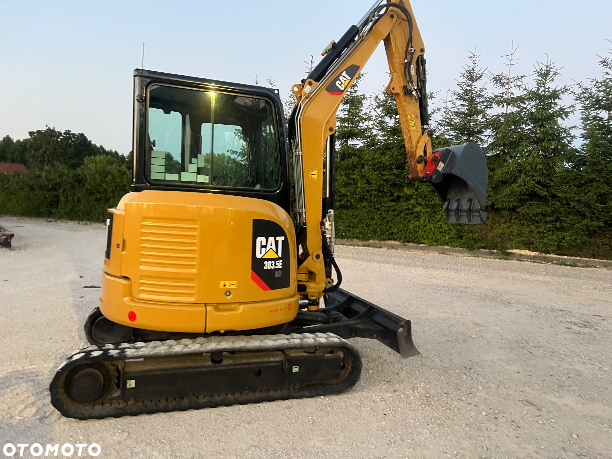 Caterpillar MINIKOPARKA CAT 303.5 E CR 2019r Catepillar 304 303 305 302,7 Bobcat e34 35 26 3x łyżka wiertnica grabie koparka mini gąsienicowa 3,5tony - 8