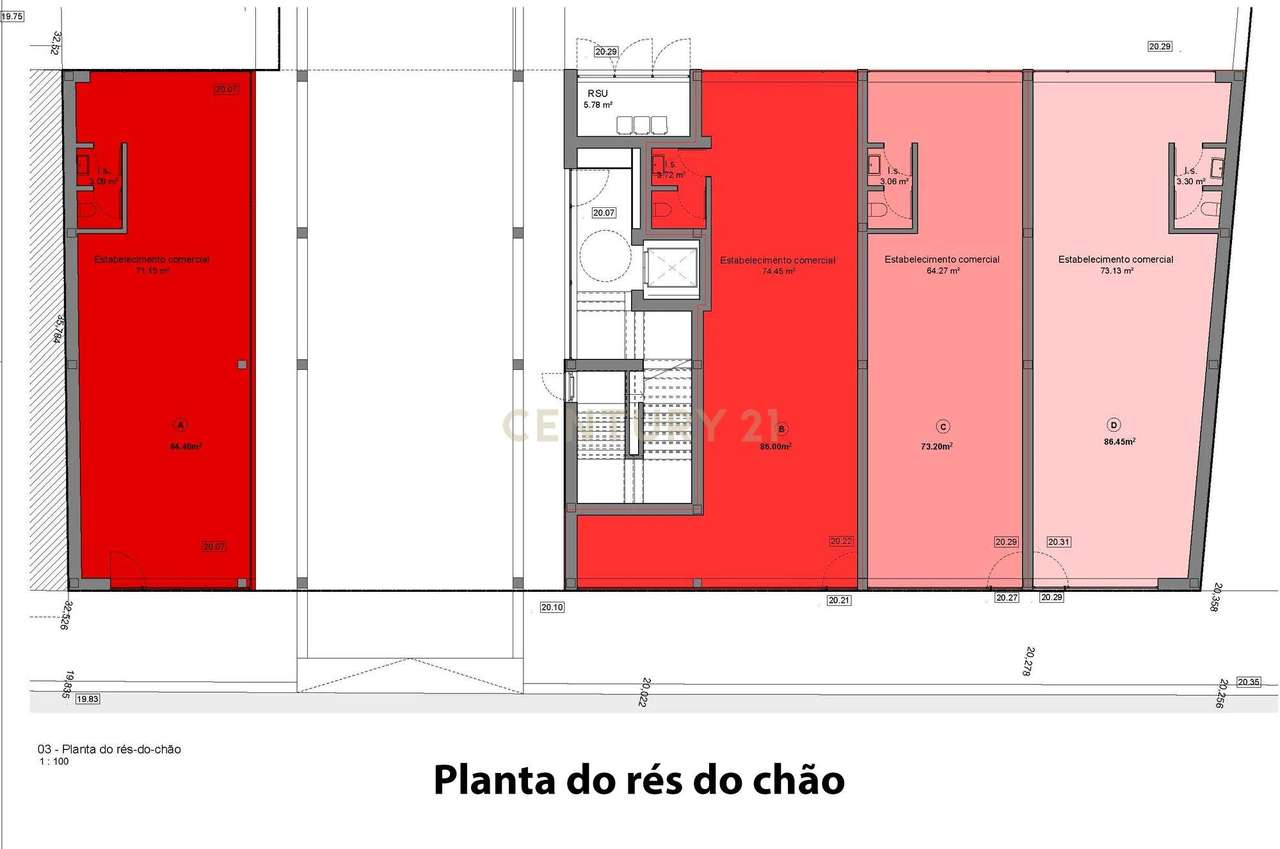 Loja com 86 m2 a estrear em novo empreendimento em Espinho. - Grande imagem: 4/20