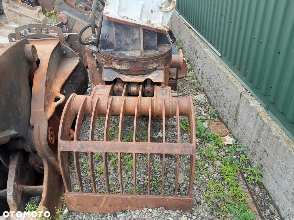 Kinshofer D15 na 2 siłownikach, chwytak hydrauliczny obrotowy sortujący wyburzeniowy kleszcze, waga 650kg. - 8