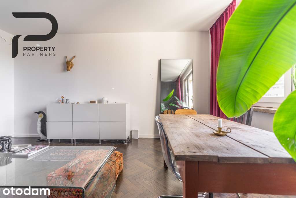 Styl, przestrzeń i balkon | 2-pokojowe mieszkanie