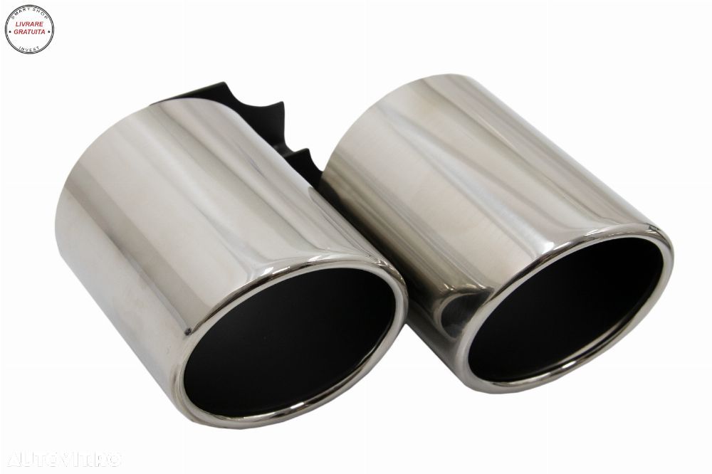 Ornamente Evacuare Audi A4 B8 B9 (2009-up) S4 Quad Design- livrare gratuita - 15